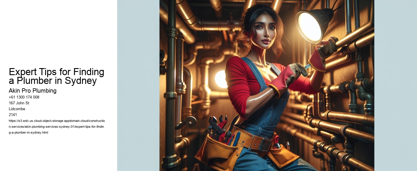 Expert Tips for Finding a Plumber in Sydney