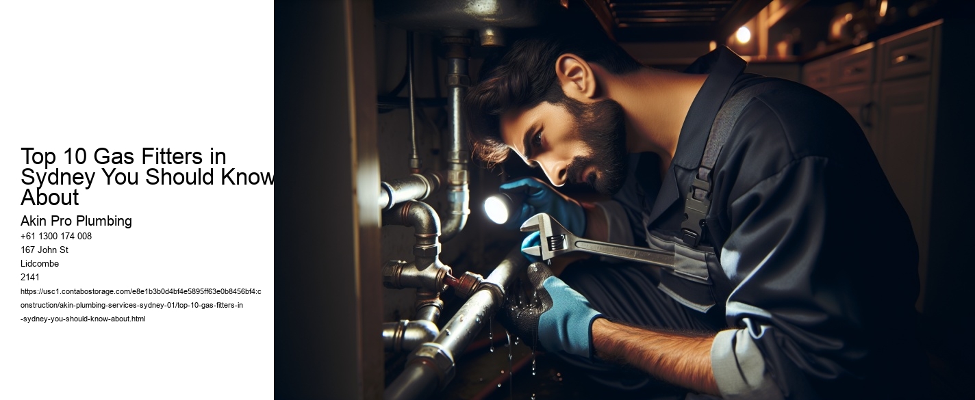 Top 10 Gas Fitters in Sydney You Should Know About