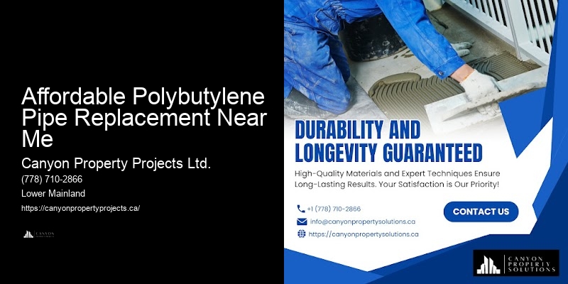 Reputable Polybutylene Replacement Contractors Affordable Polybutylene Pipe Replacement Near Me