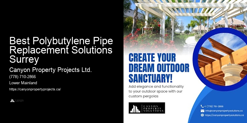 Polybutylene Pipe Repair and Replacement Best Polybutylene Pipe Replacement Solutions Surrey
