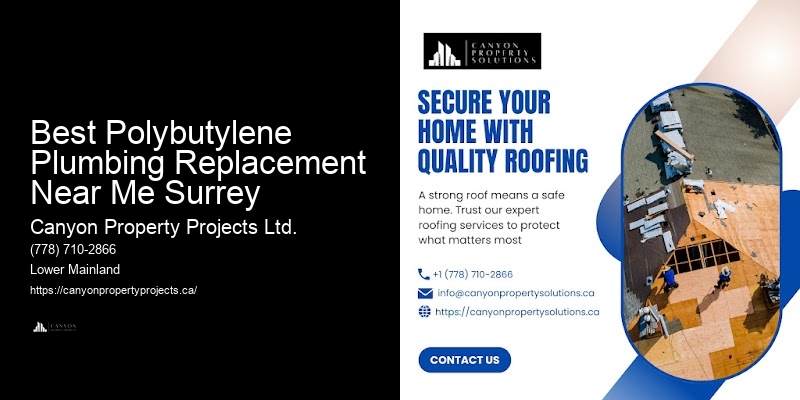 Long-Lasting Polybutylene Pipe Replacement Best Polybutylene Plumbing Replacement Near Me Surrey