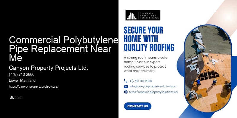 Polybutylene Pipe Replacement Services for Commercial Buildings