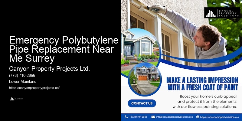 Emergency Polybutylene Pipe Replacement Near Me Surrey Polybutylene Pipe Replacement with Warranty