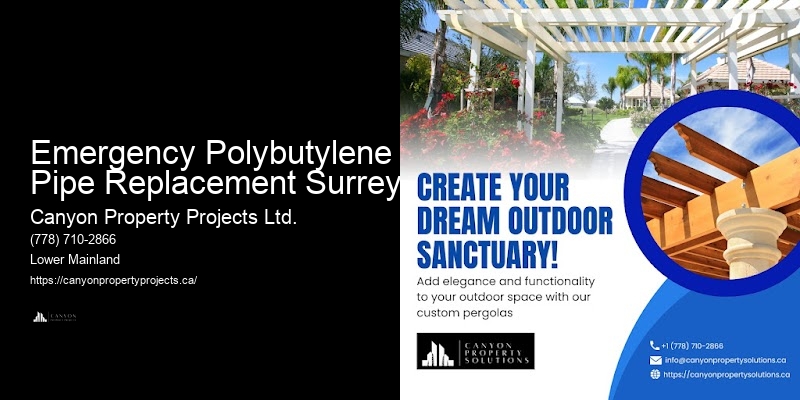 Custom Polybutylene Pipe Replacement Emergency Polybutylene Pipe Replacement Surrey