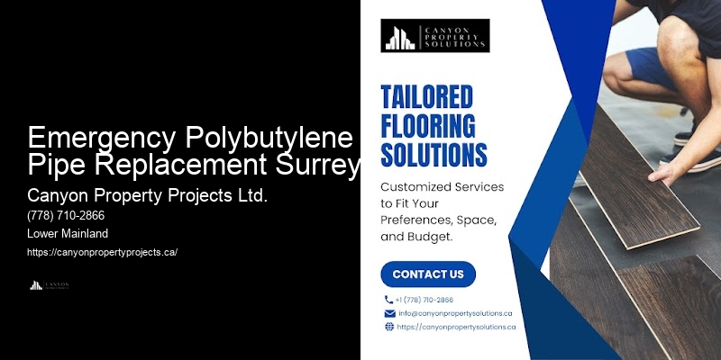 Polybutylene Pipe Troubleshooting Emergency Polybutylene Pipe Replacement Surrey