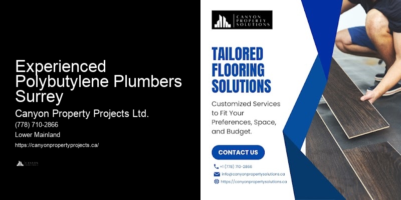 Polybutylene Pipe Service Experts Experienced Polybutylene Plumbers Surrey