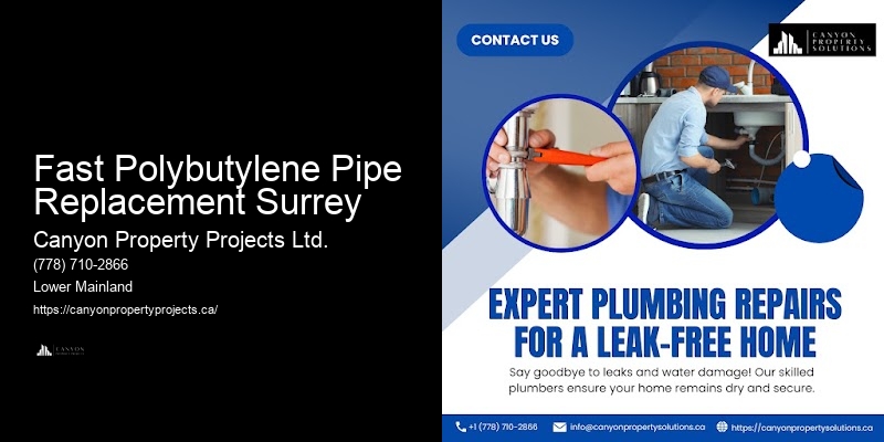 Expert Advice on Polybutylene Plumbing Fast Polybutylene Pipe Replacement Surrey