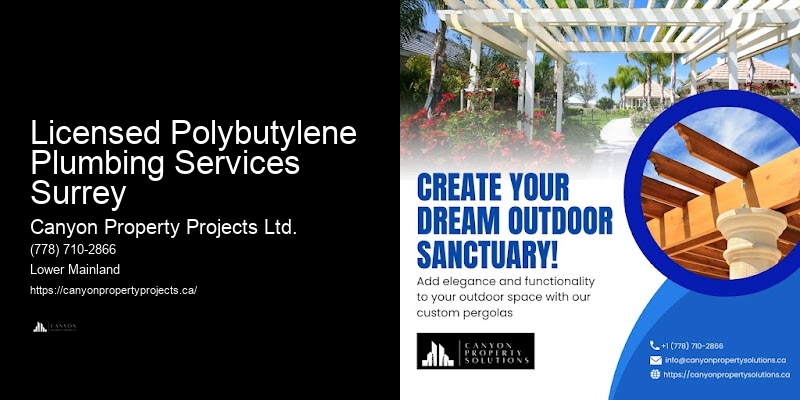 Expert Polybutylene Pipe Recommendations Licensed Polybutylene Plumbing Services Surrey