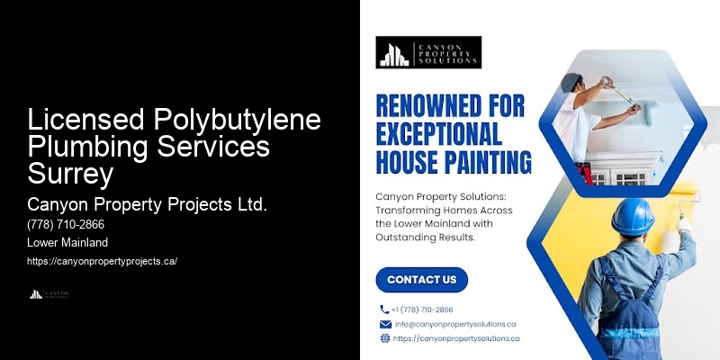 Polybutylene Pipe Installations Licensed Polybutylene Plumbing Services Surrey