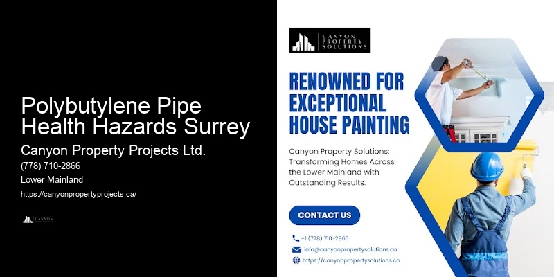 Affordable Polybutylene Plumbing Replacement Polybutylene Pipe Health Hazards Surrey
