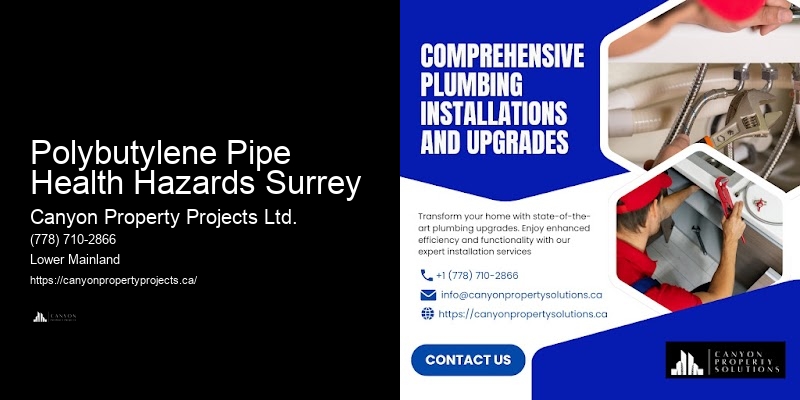 Polybutylene Pipe Replacement Guide Polybutylene Pipe Health Hazards Surrey