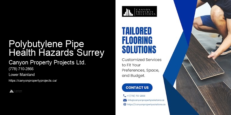 Polybutylene Pipe Replacement for Homes Polybutylene Pipe Health Hazards Surrey