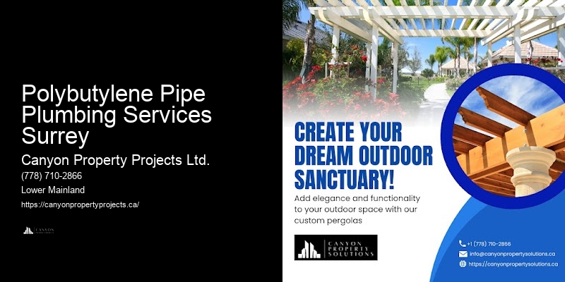 Polybutylene Pipe Replacement Process Polybutylene Pipe Plumbing Services Surrey