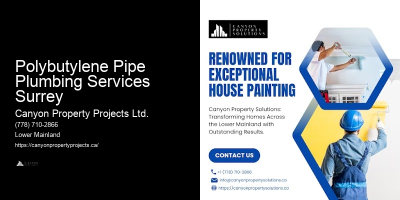 Home Value Increase with Polybutylene Replacement Polybutylene Pipe Plumbing Services Surrey