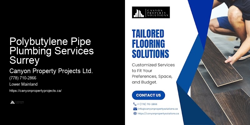 Polybutylene Pipe Replacement Techniques Polybutylene Pipe Plumbing Services Surrey