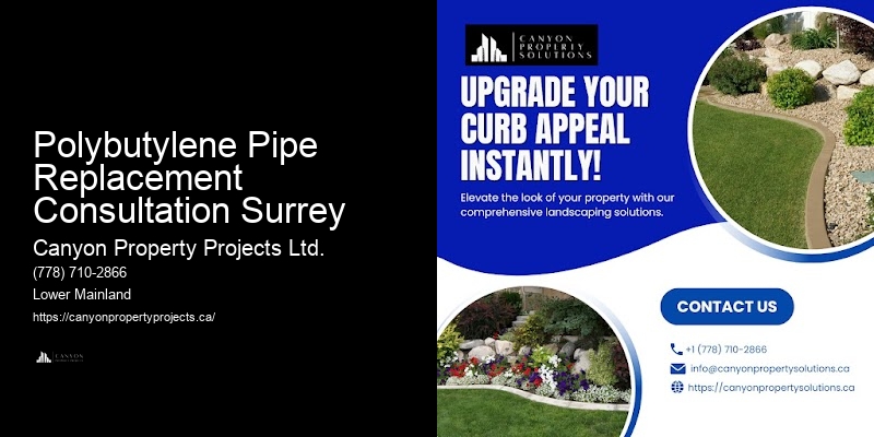 Local Polybutylene Pipe Contractors Polybutylene Pipe Replacement Consultation Surrey