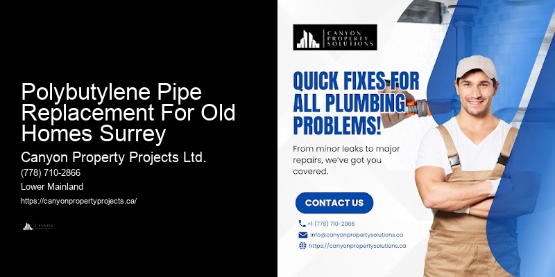 Modern Solutions for Polybutylene Plumbing Polybutylene Pipe Replacement For Old Homes Surrey