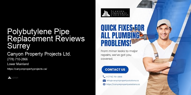 Certified Polybutylene Pipe Replacement Near Me