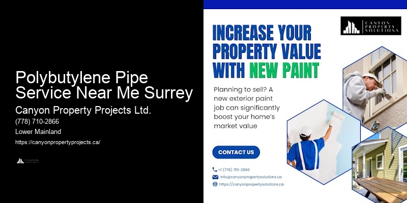 Polybutylene Pipe Infrastructure Polybutylene Pipe Service Near Me Surrey