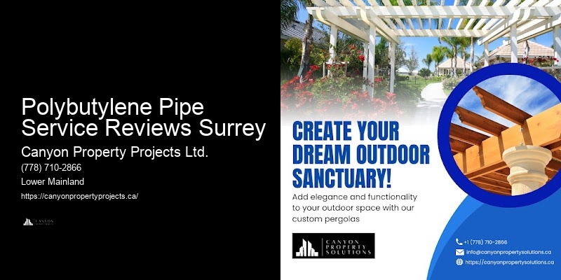High-Quality Polybutylene Pipe Replacement Polybutylene Pipe Service Reviews Surrey