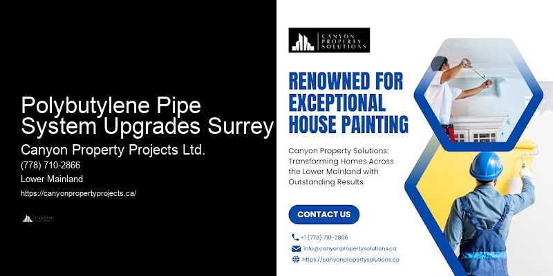 Polybutylene Pipe System Upgrades Surrey’s Leading Polybutylene Pipe Replacement