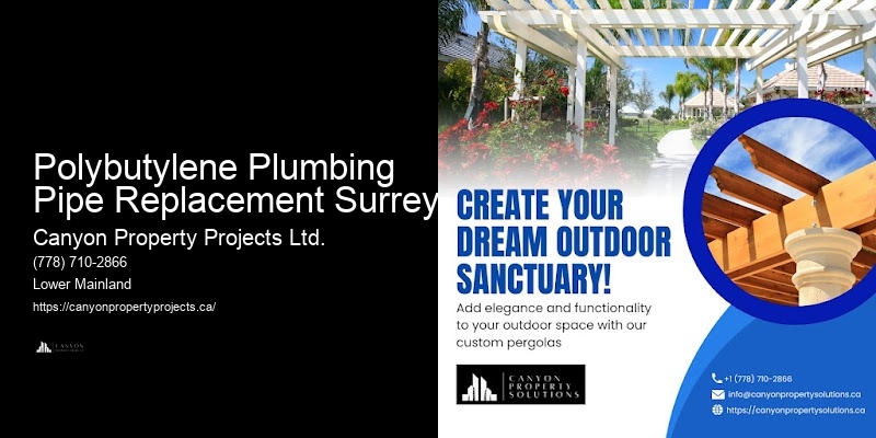 Top Polybutylene Pipe Replacement Technicians Polybutylene Plumbing Pipe Replacement Surrey
