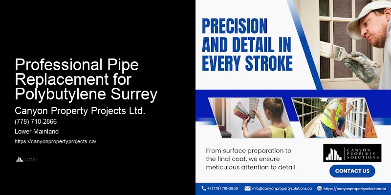Polybutylene Pipe Connection Repair Professional Pipe Replacement for Polybutylene Surrey
