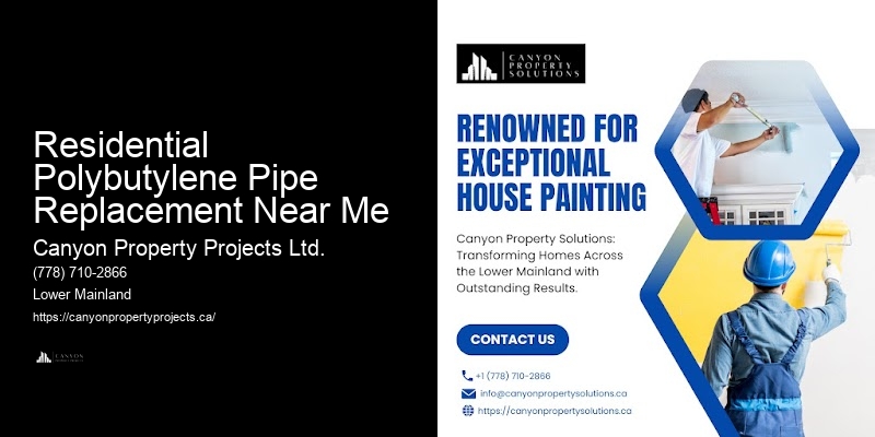 Polybutylene Pipe Replacement Services Residential Polybutylene Pipe Replacement Near Me