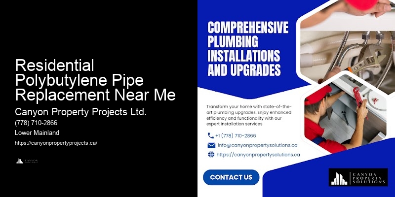 Experienced Polybutylene Plumbers Residential Polybutylene Pipe Replacement Near Me
