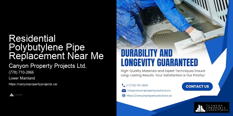 Best Residential Polybutylene Pipe Replacement Near Me Plumbers for Polybutylene Pipes