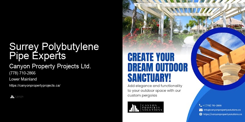Polybutylene Plumbing Emergency Response Surrey Polybutylene Pipe Experts