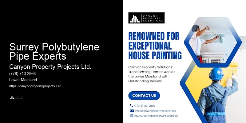 Polybutylene Pipe Replacement Contractors Surrey Polybutylene Pipe Experts