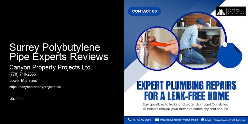 Polybutylene Pipe Replacement for Businesses Surrey Polybutylene Pipe Experts Reviews