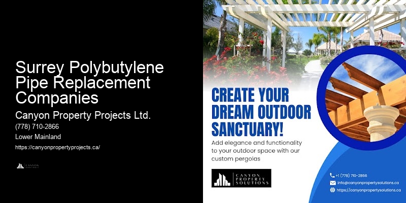 Polybutylene Pipe Replacement Contractors Reviews Surrey Polybutylene Pipe Replacement Companies