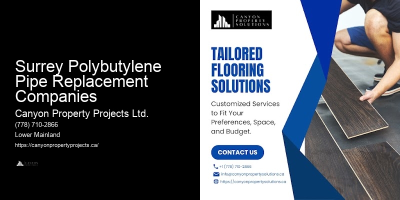 Affordable Polybutylene Replacement Solutions Surrey Polybutylene Pipe Replacement Companies