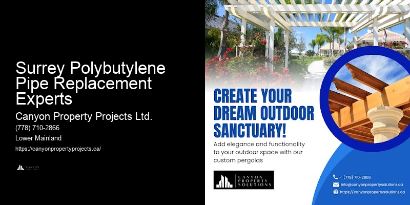 Polybutylene Pipe Removal And Installation Surrey Polybutylene Pipe Replacement Experts