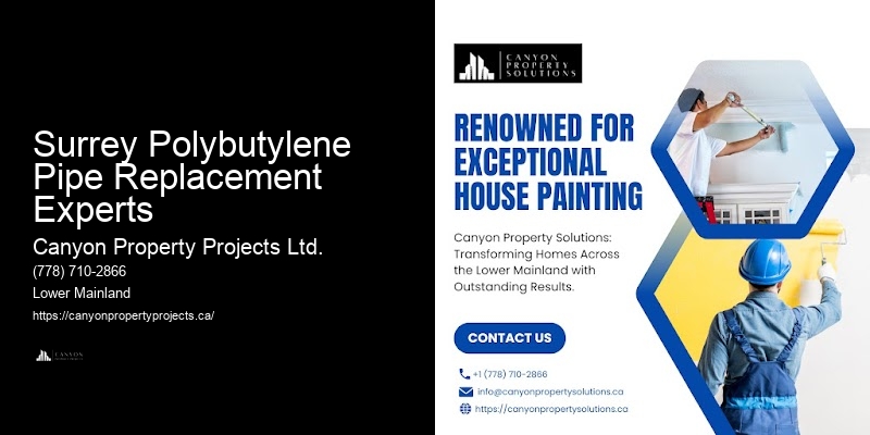 Polybutylene Pipe Emergency Repairs Surrey Polybutylene Pipe Replacement Experts