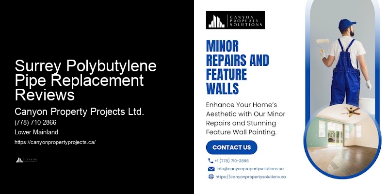 Polybutylene Plumbing Repair Estimates Surrey Polybutylene Pipe Replacement Reviews