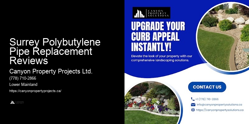 Certified Polybutylene Pipe Replacement Specialists Surrey Polybutylene Pipe Replacement Reviews