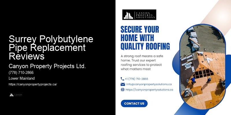 Affordable Polybutylene Pipe Replacement Plans Surrey Polybutylene Pipe Replacement Reviews