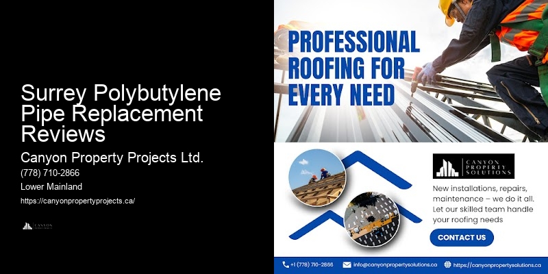 Complete Polybutylene Pipe Replacement Surrey Polybutylene Pipe Replacement Reviews