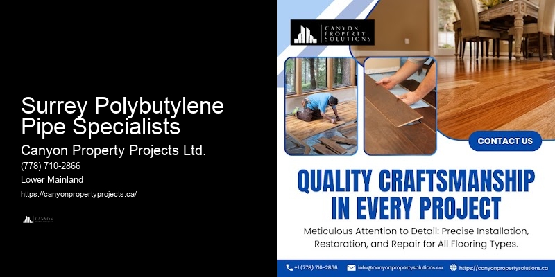 Polybutylene Pipe Plumbing Issues Surrey Polybutylene Pipe Specialists