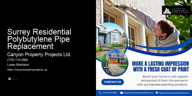 Affordable Rates for Polybutylene Pipe Replacement Surrey Residential Polybutylene Pipe Replacement