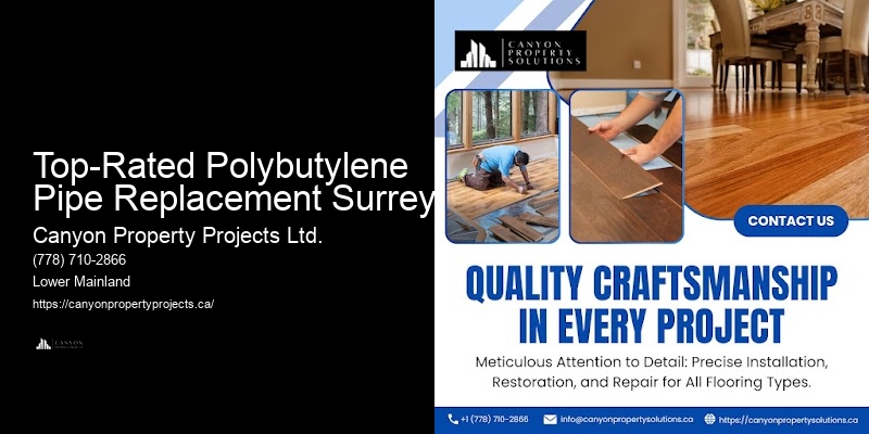 Certified Top-Rated Polybutylene Pipe Replacement Surrey Polybutylene Replacement Experts
