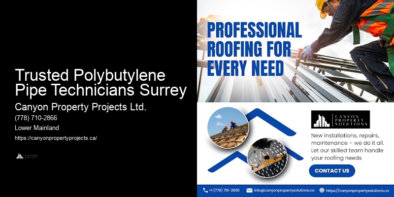 Local Polybutylene Pipe Repair Trusted Polybutylene Pipe Technicians Surrey